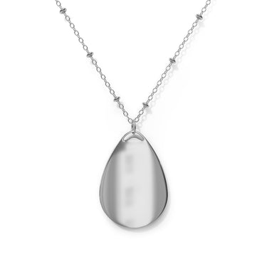 Oval Pendant Necklace, Walk on Water Woman